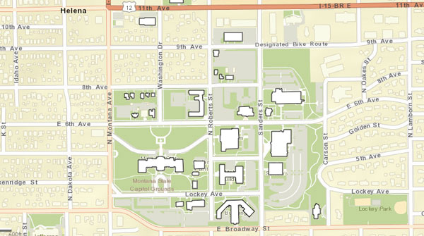 Map of Capitol Complex